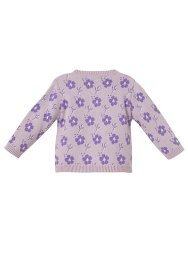 Gebreide Lila outfit