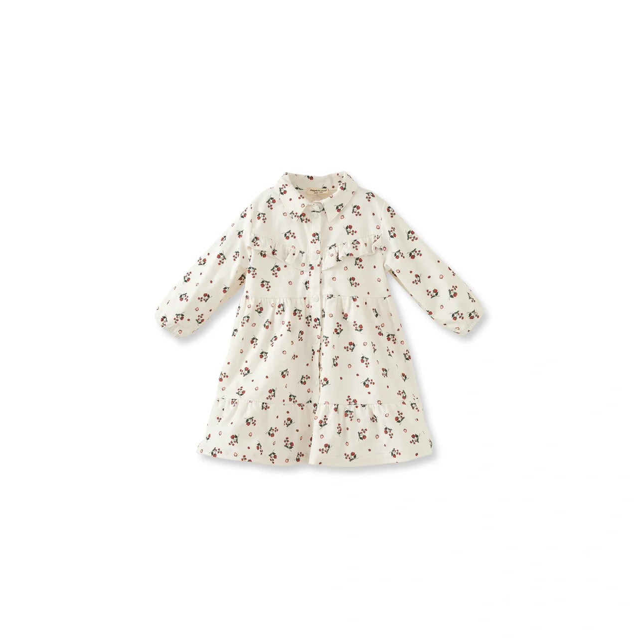 Schattige Meisjesjurk met Aardbeien