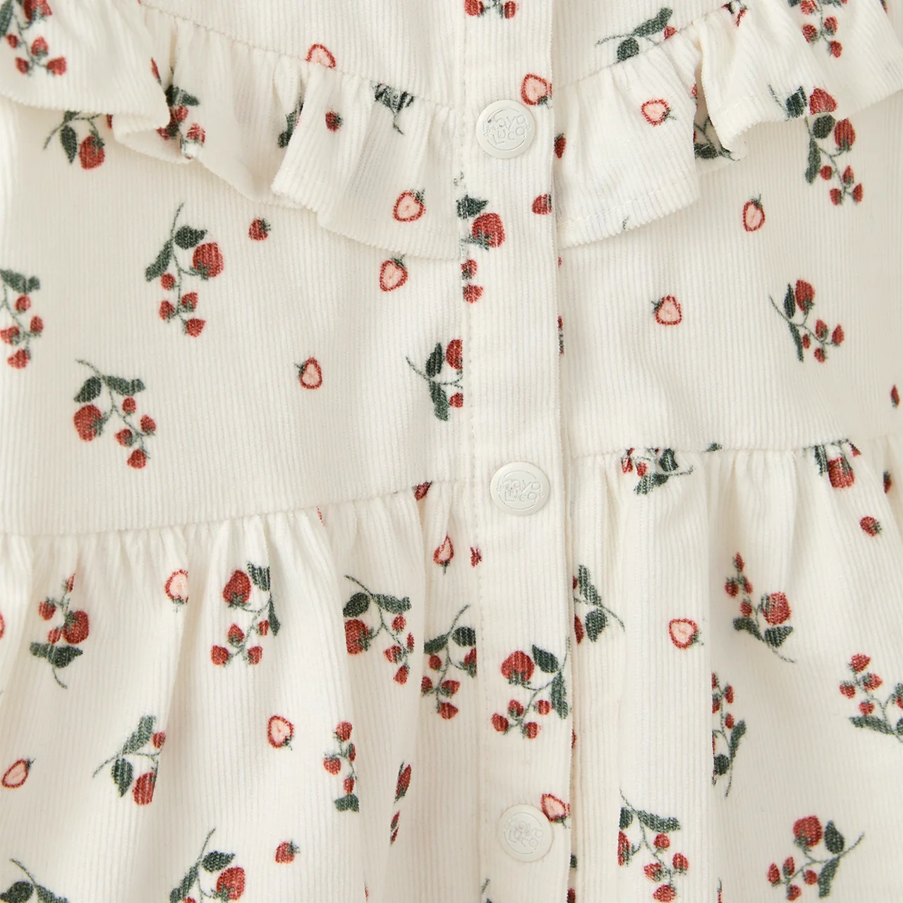 Schattige Meisjesjurk met Aardbeien