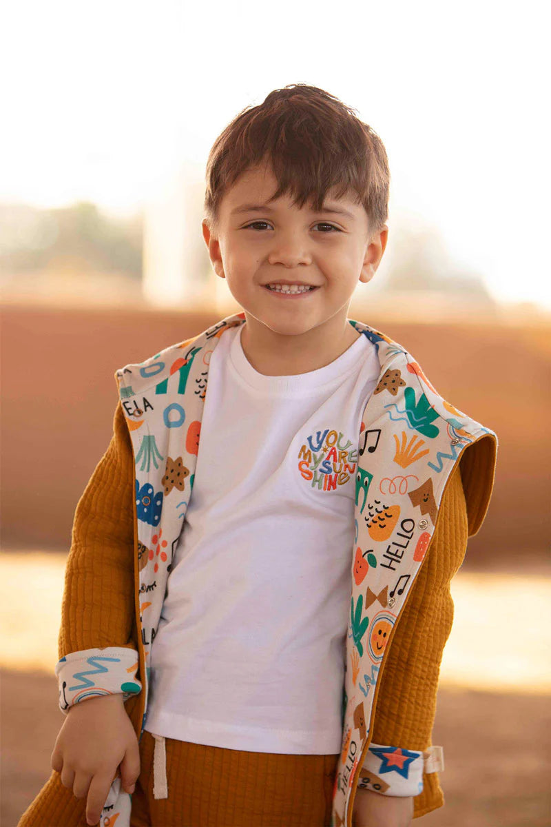 Happy Doodles dubbelzijdig jas