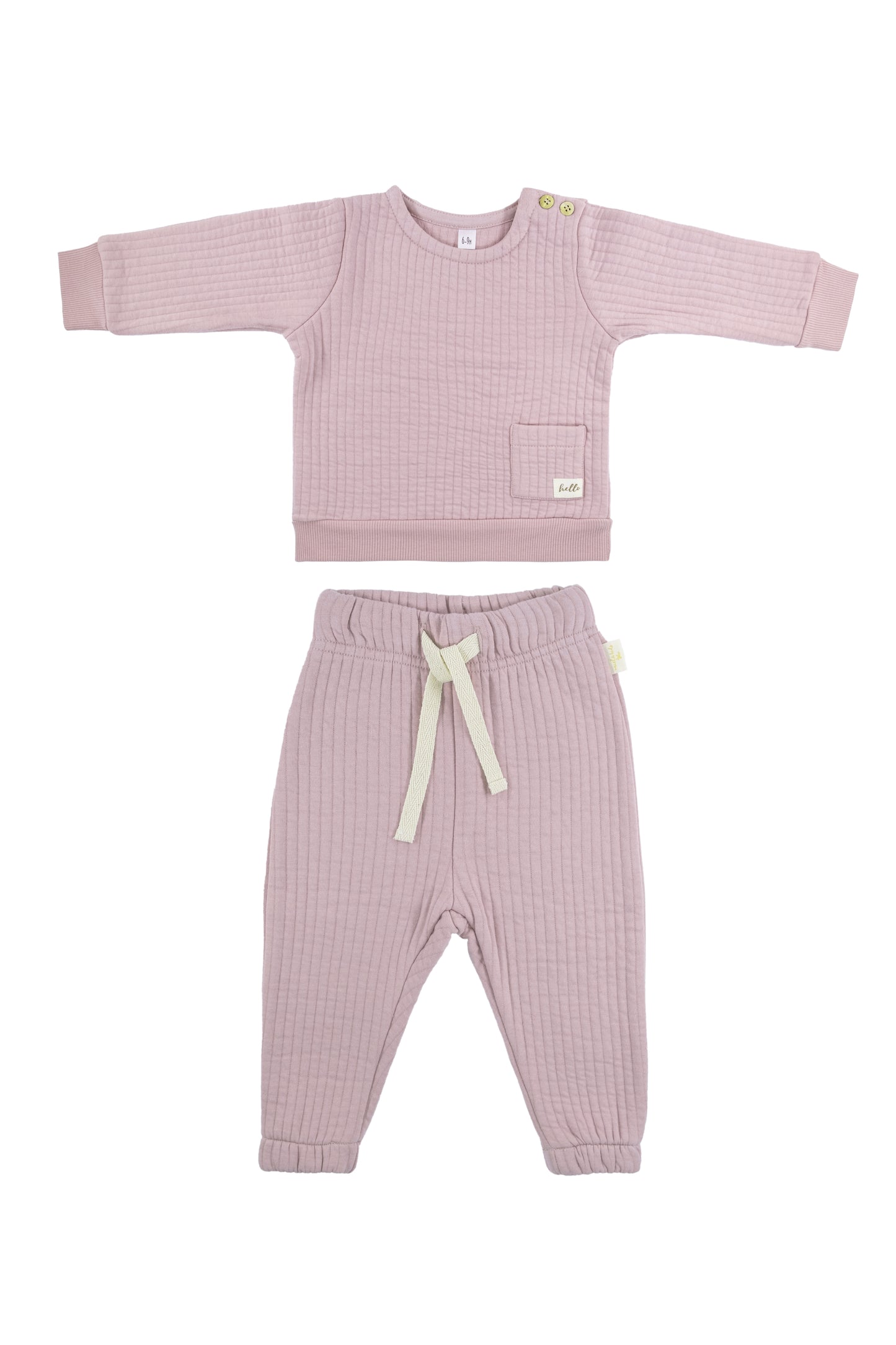 Comfy Baby Set Pink