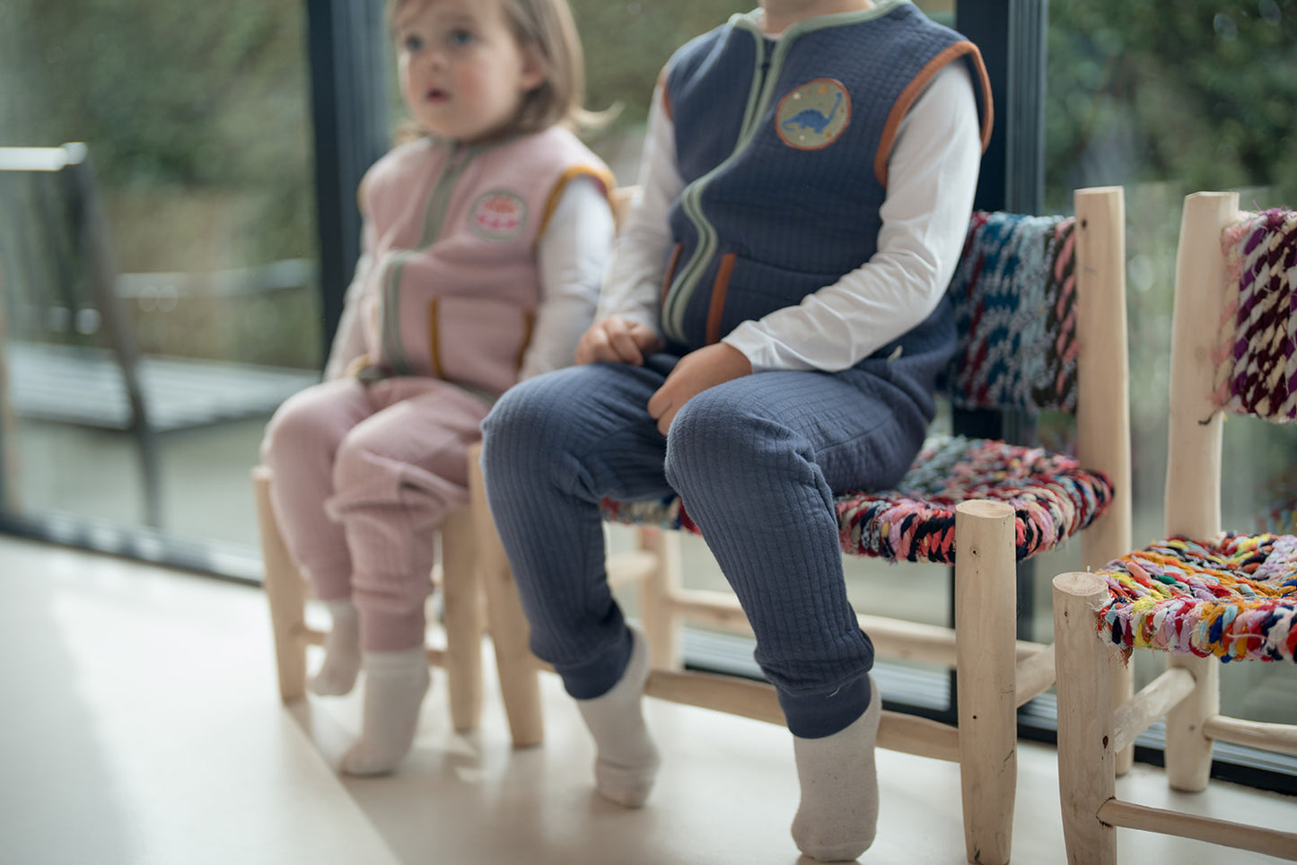 Comfy deep blue broek