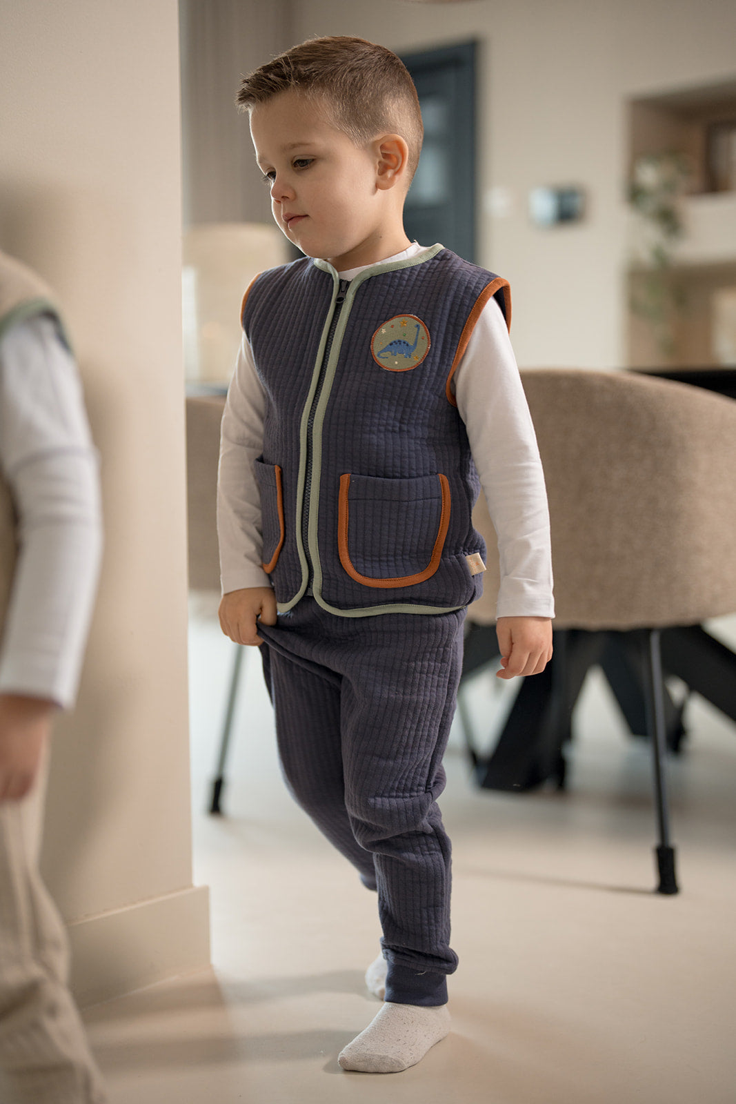 Comfy deep blue broek