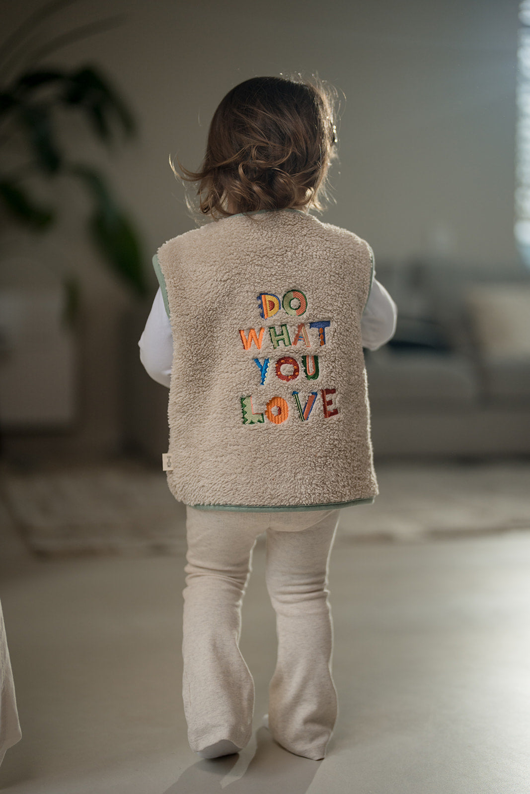 Do What You Love pluche vest