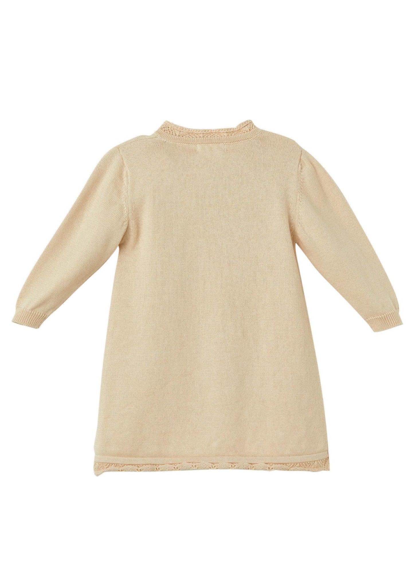 Jurk met gebreide bloemen