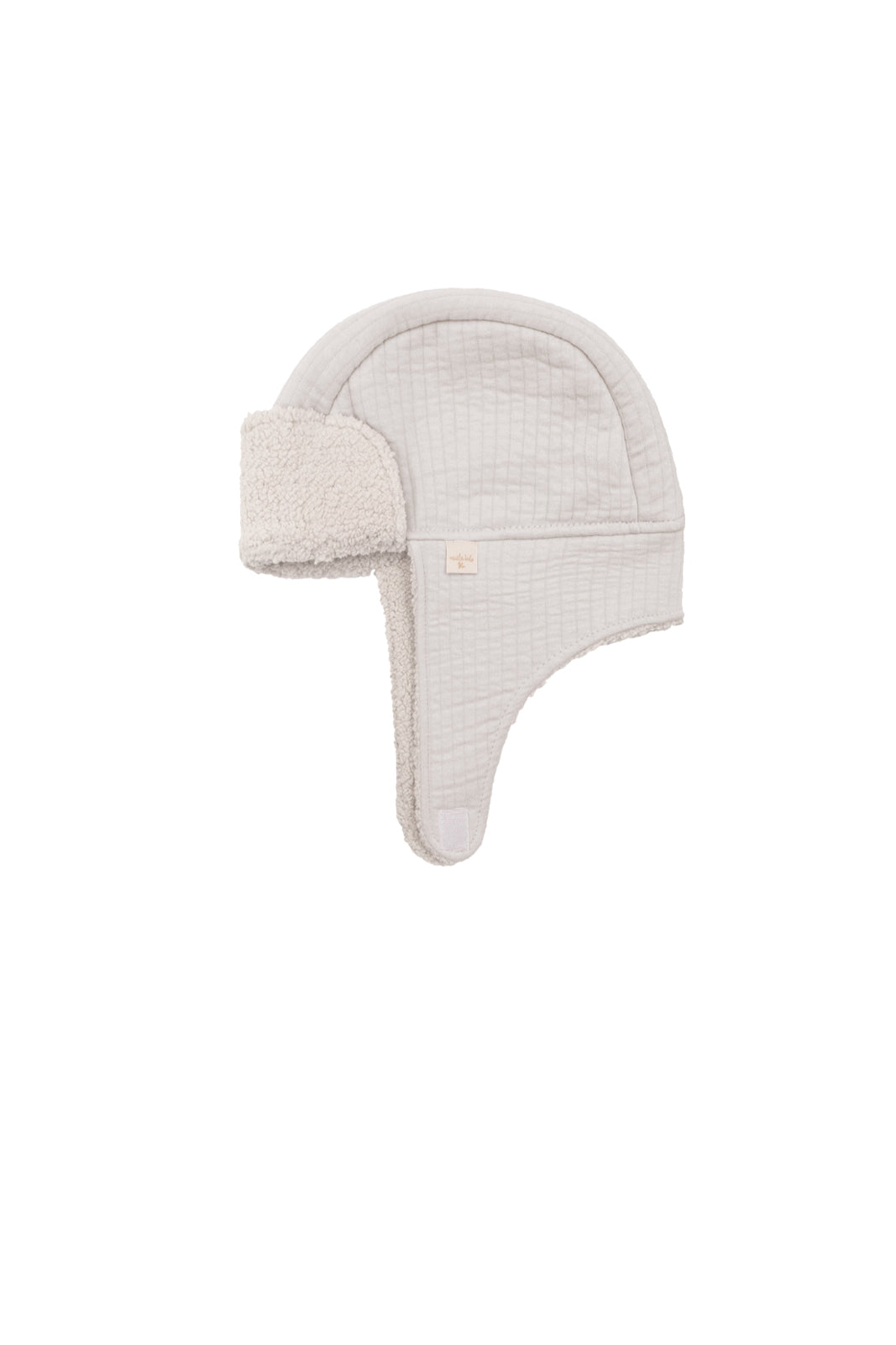 White muts met pluche voering